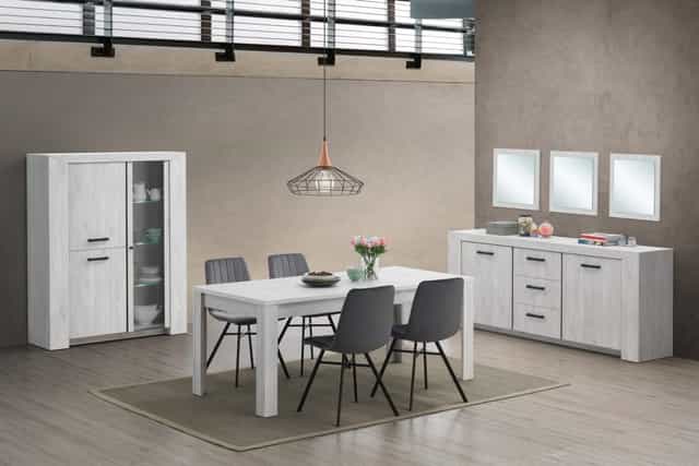 Executive meeting room with sideboard for VIP corporate events and fine dining.
