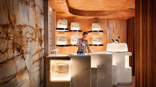 Live cooking counter