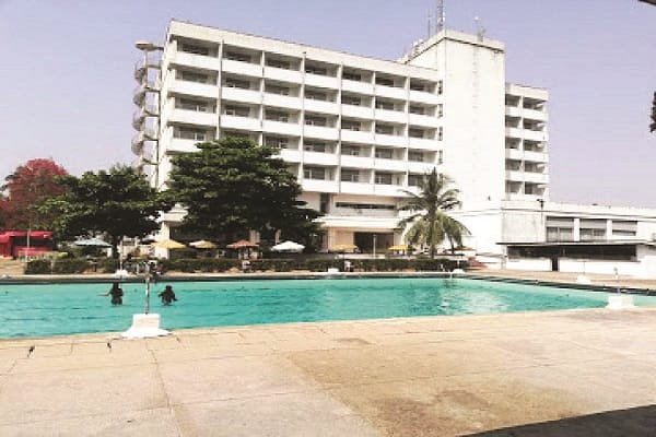 LAHL B-Event Center Lagos Airport Hotel with pool deck for outdoor business conferences and events.