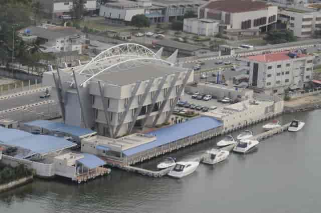 Civic Centre waterfront terrace: outdoor corporate retreat and incentive event venue.