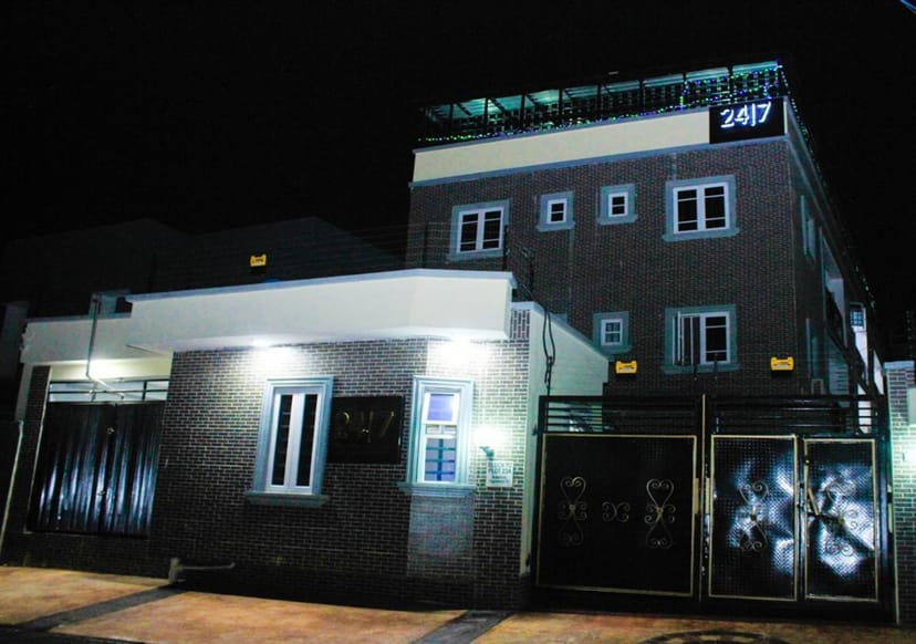 Boutique luxury hotel at night for exclusive events and corporate venue hosting.