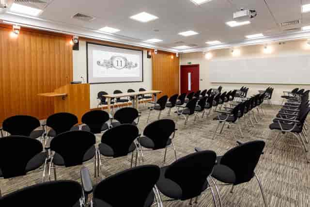 Marlborough Rooms lecture hall, tiered seating, London conference venue