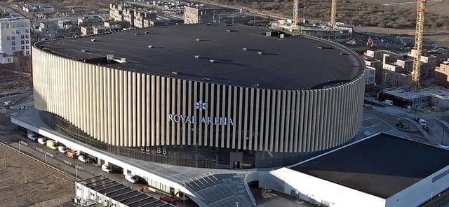 Royal Arena, multi-purpose venue with large seating capacity for sporting events and concerts.