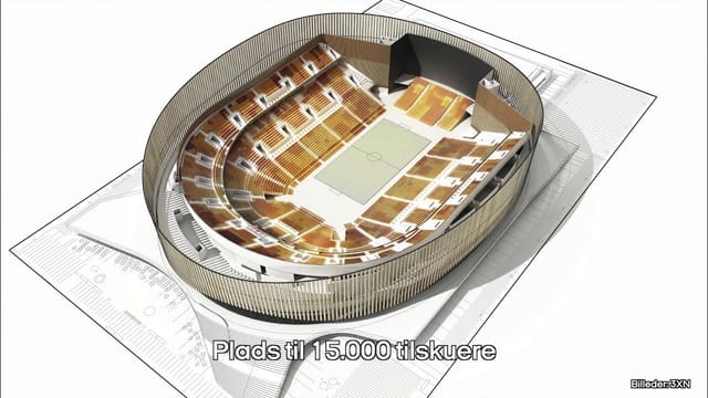 Royal Arena interior with fixed seating for large-scale sporting events and entertainment venues.
