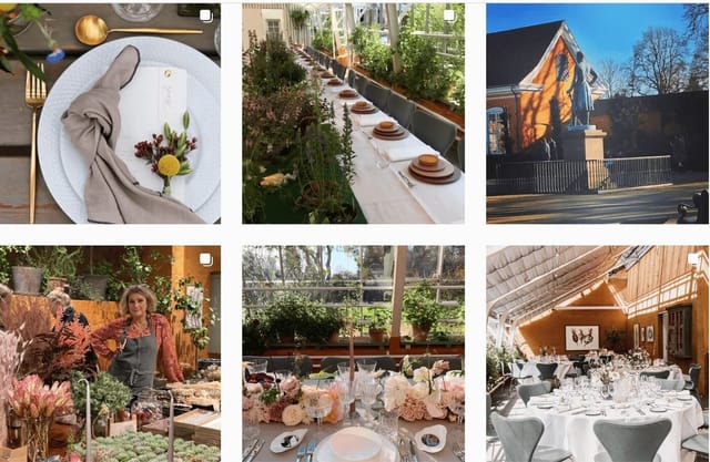 Luxury event reception at Venue Cph with lush floral tablescapes for corporate and social gatherings.