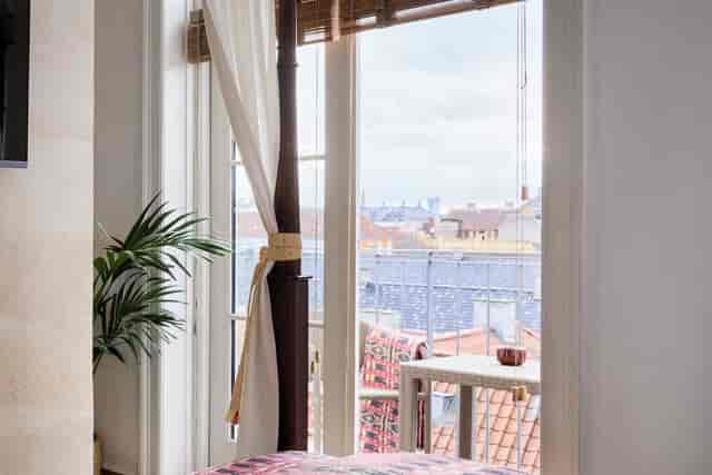 Babette Guldsmeden rooftop terrace with urban views for executive retreats and VIP events.