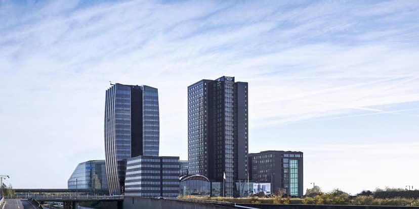 Modern Crowne Plaza Copenhagen conference center for corporate summits and business exhibitions.