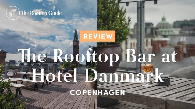 Outdoor hotel bar in Copenhagen for corporate networking and happy hour events.