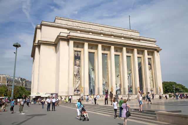 Chaillot Theater Paris: iconic venue exterior for corporate events and luxury galas.