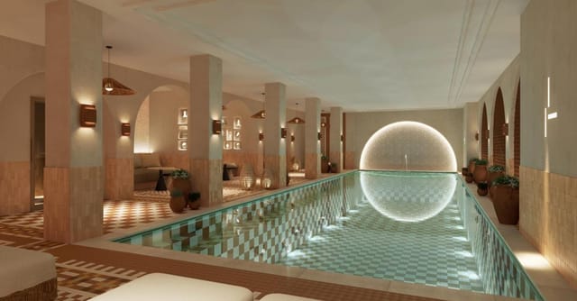Luxury spa suite at Hôtel Grand Cœur Latin for executive retreats and VIP incentive travel.