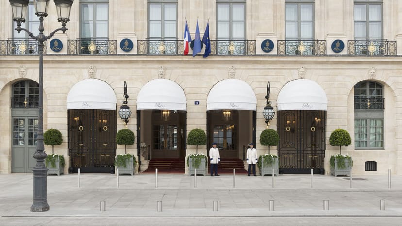 Ritz Paris event hall: luxury venue entrance for executive summits and incentive groups.