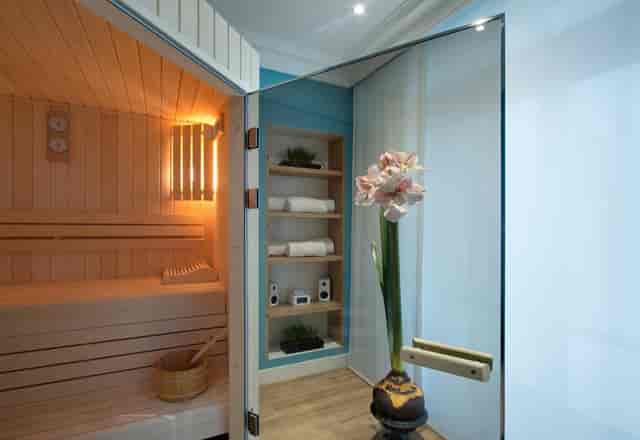 Blaise Lounge at Hôtel Le Littré: luxury wellness facility for conference and incentive retreats.