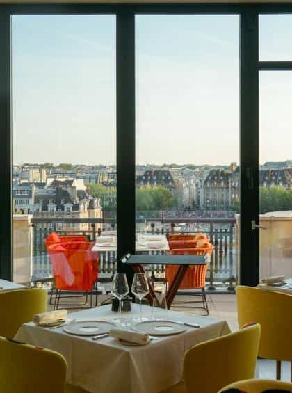 Le Tout-Paris rooftop restaurant with iconic city views for VIP cocktail receptions and dinners.