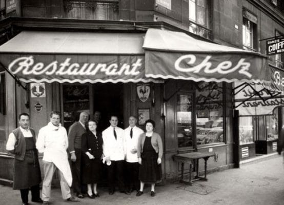 Allard-Benoit restaurant exterior, professional staff, venue site inspection, event hospitality.