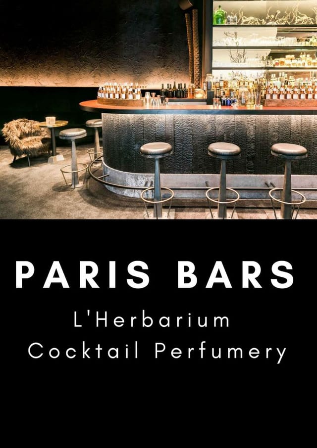 Industrial-chic L’Herbarium bar for VIP networking receptions and boutique corporate events.