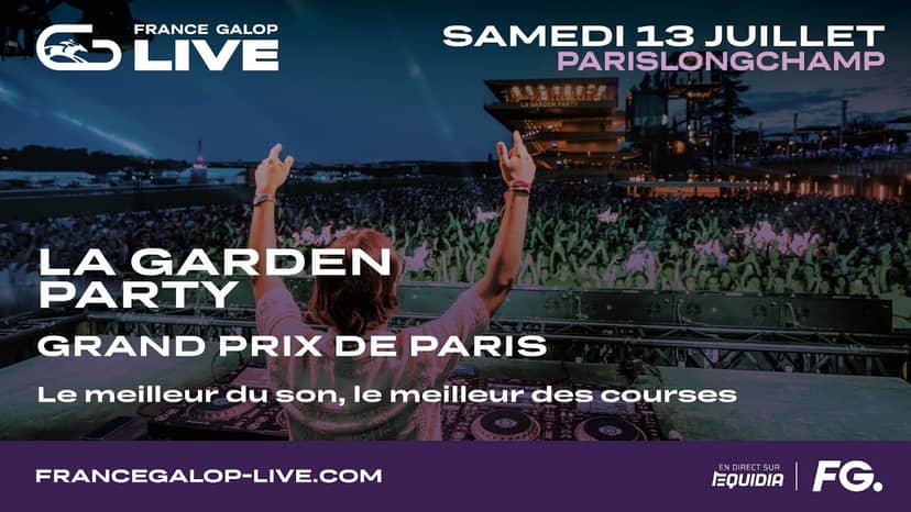 Hippodrome ParisLongchamp La Garden Party: live entertainment at a luxury sports event.