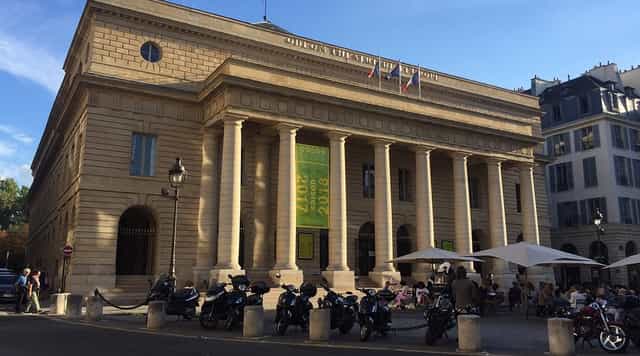 Historic Odéon Paris venue for premium corporate theater and upscale networking events.