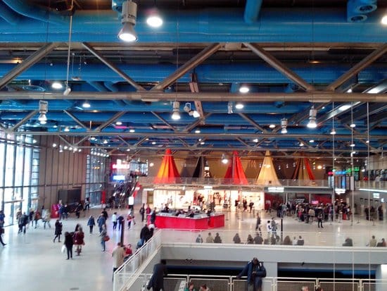 Café le Central industrial venue for large-scale exhibitions and trade shows.