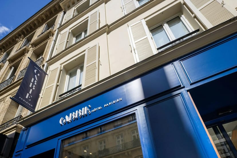 Luxury boutique Paris hotel exterior for executive retreats and board meetings.