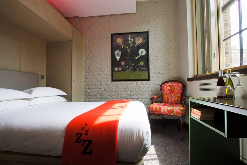 Stylish hotel room at Marrable's Hotel, perfect for meetings and retreats.