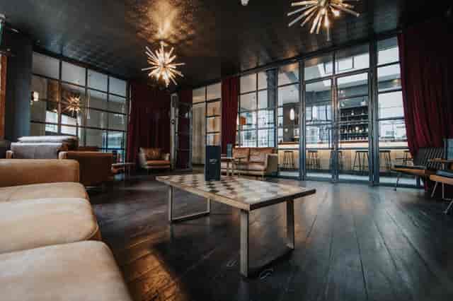 BRIX LDN main dining room with lounge seating for networking receptions and VIP events.