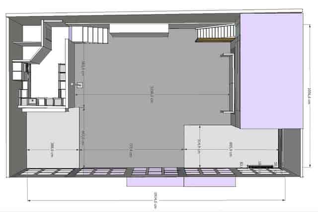 MeetingSpace2 WhiteLoft Düsseldorf: Open-plan event space for flexible corporate workshops.