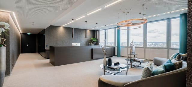 Terrace in the Sky corporate reception: high-end VIP networking venue for professional events.