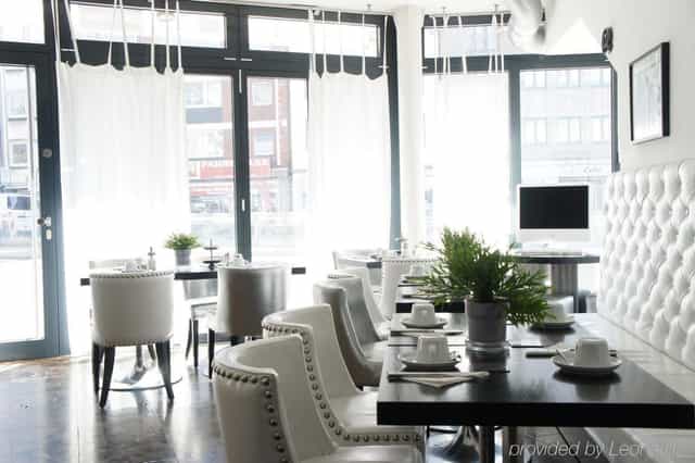 Upscale Wieland Hotel bistro for board meetings and networking workshops.