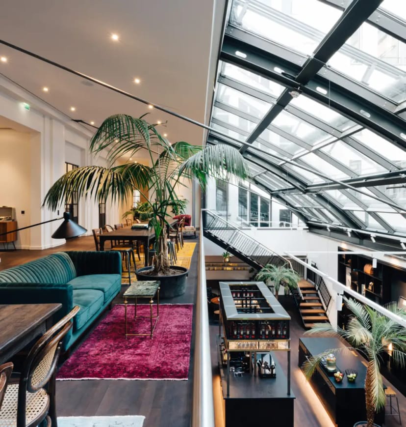 Ruby Coco Hotel bar for creative networking and professional pop-up meetings.
