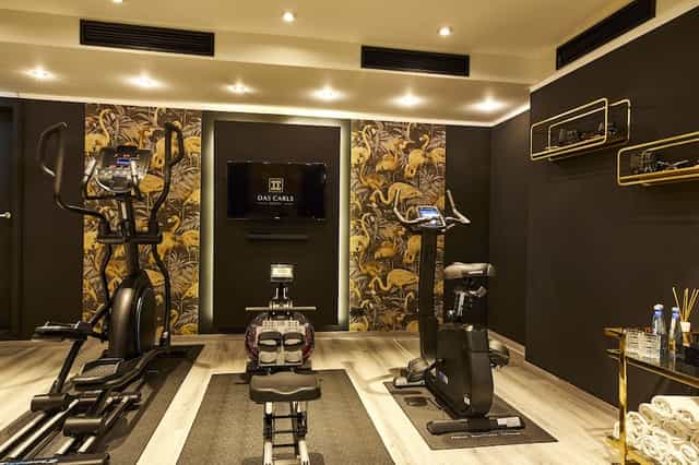 Carls Lounge fitness center: boutique hotel gym for corporate retreats and incentive travel.