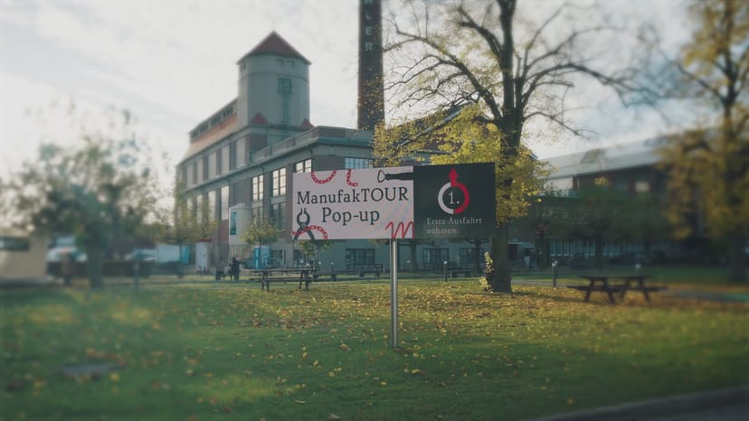 Industrial-chic Areal Böhler convention center for atmospheric pop-up events and branding.
