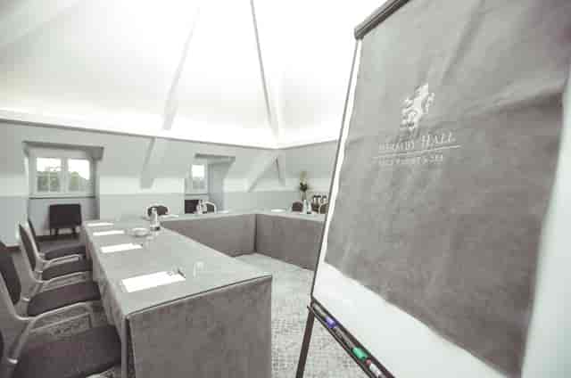 Links Suite at Formby Hall, modern meeting space for corporate events and gatherings.