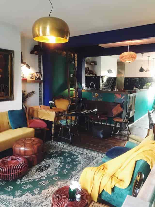 Bohemian Cafe in Zapoi: Intimate breakout session space and networking mixer venue.