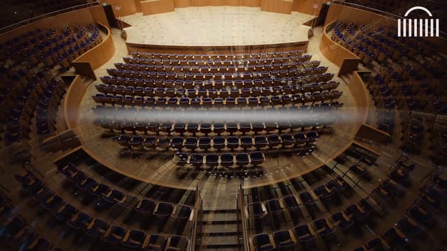 Tonhalle Düsseldorf auditorium with tiered seating, perfect for large plenary sessions and symposia.
