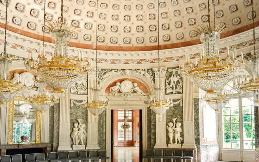 Kuppelsaal und historische Wasserleitungen – Freundeskreis Schloss Benrath