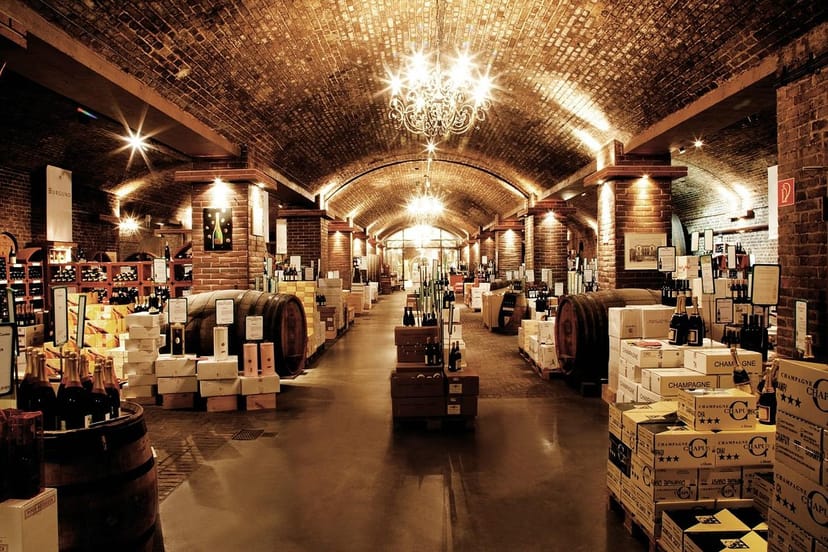 Weinkeller Gürzenich Köln: Historic vaulted venue for boutique events and wine tastings.