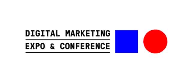 DMEXCO logo signage for B2B digital marketing conference and trade show event.