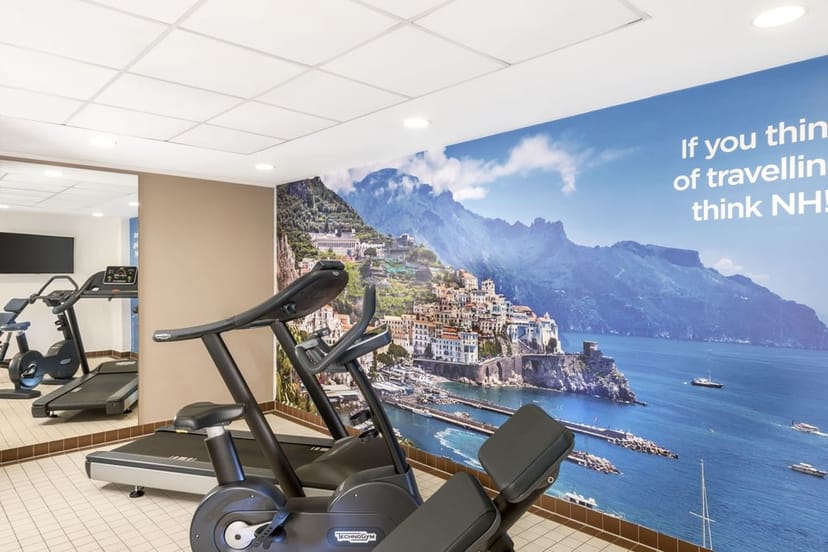 Fitness center at Deutz NH Koeln Altstadt for conference hotel wellness.