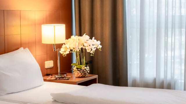 Kyoto room at PLAZA Premium Hotel Köln, ideal for business travel and corporate accommodation.