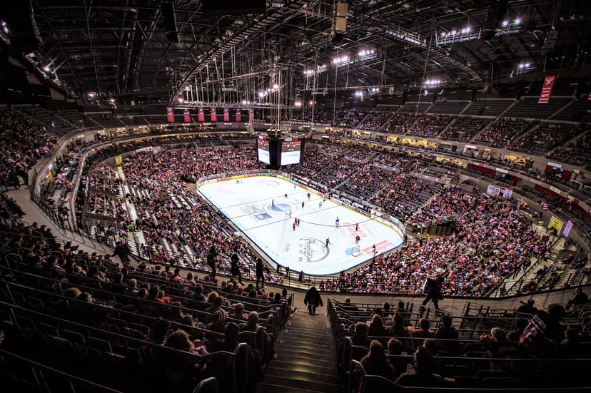 LANXESS Arena interior: high-capacity event space for large-scale production and concerts.