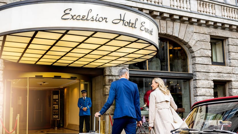 Luxury event room at Excelsior Hotel Ernst for VIP conferences and executive retreats.