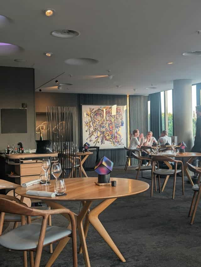 Modern Ox & Klee kitchen party for upscale business lunch and corporate networking event.