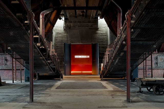 Ruhr Museum industrial shell for avant-garde product launches and corporate event receptions.