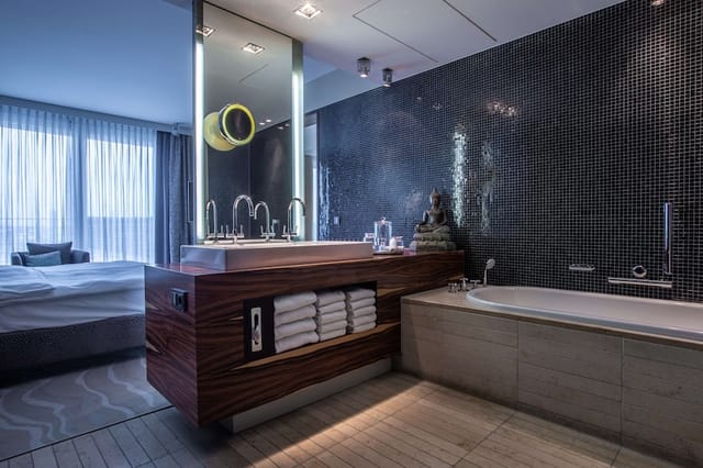 Radisson Blu luxury executive suite with spa-inspired decor for corporate events and meetings.