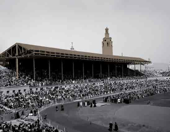 Estadi Olímpic outdoor stadium with massive seating for corporate events and sports venue rentals.