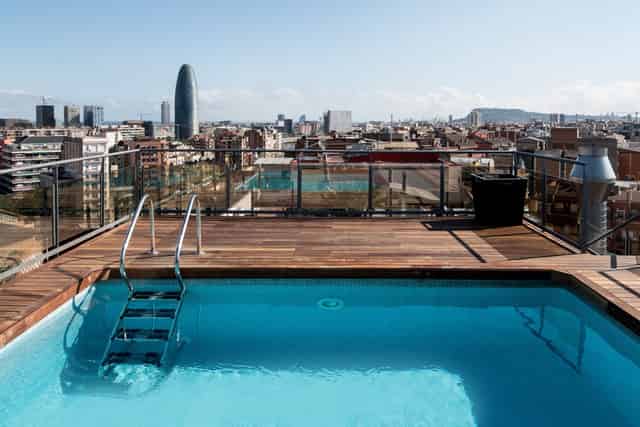 rooftop pool