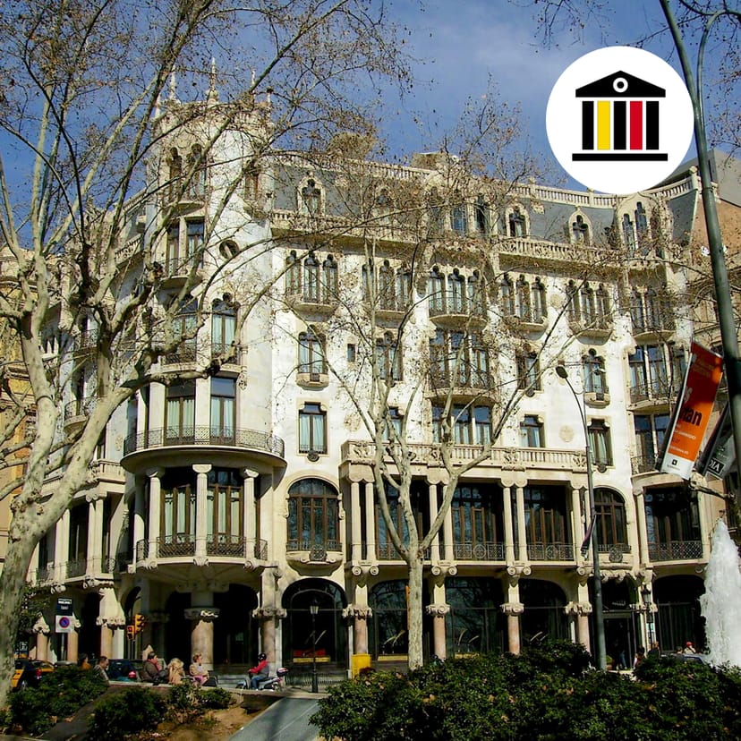 Modernista III at Hotel Casa Fuster: upscale historic venue for corporate events and networking.