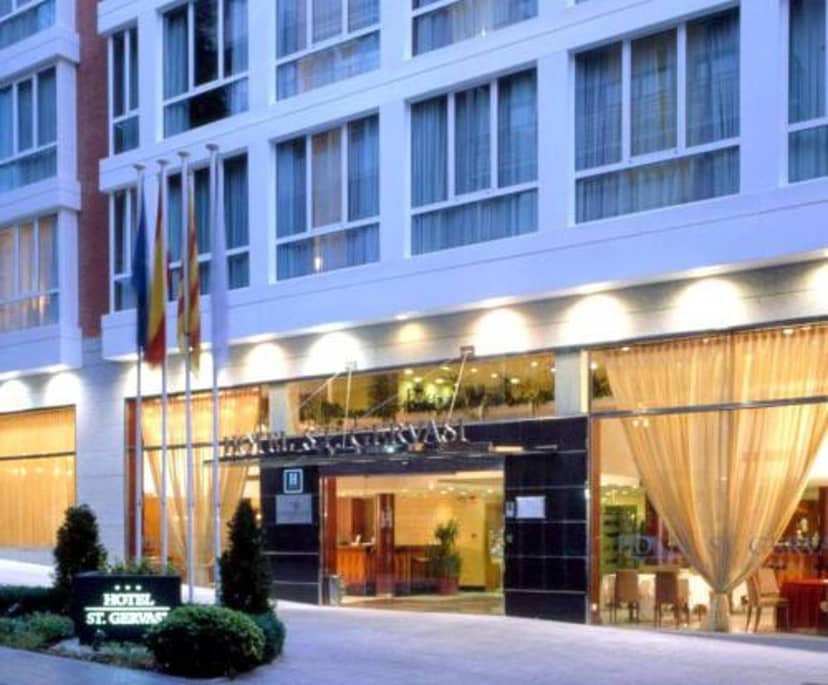 Hotel Silken Sant Gervasi exterior, functional facade for corporate events and group bookings.