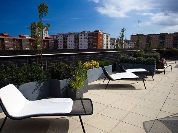 Sleek Paner pool bar terrace, ideal for VIP networking and corporate incentive travel events.