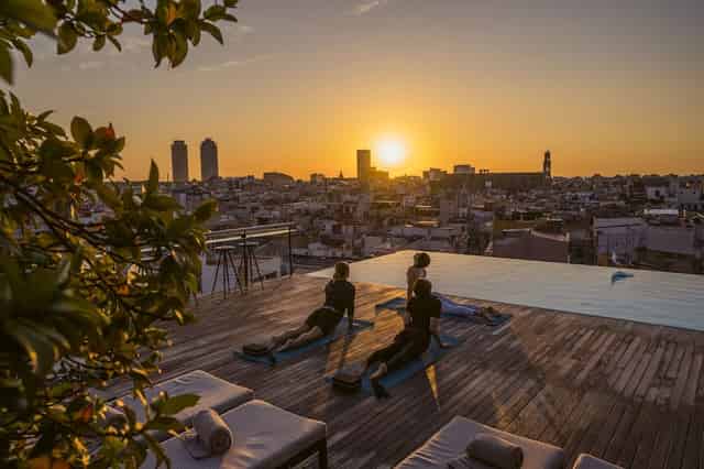 Rooftop terrace